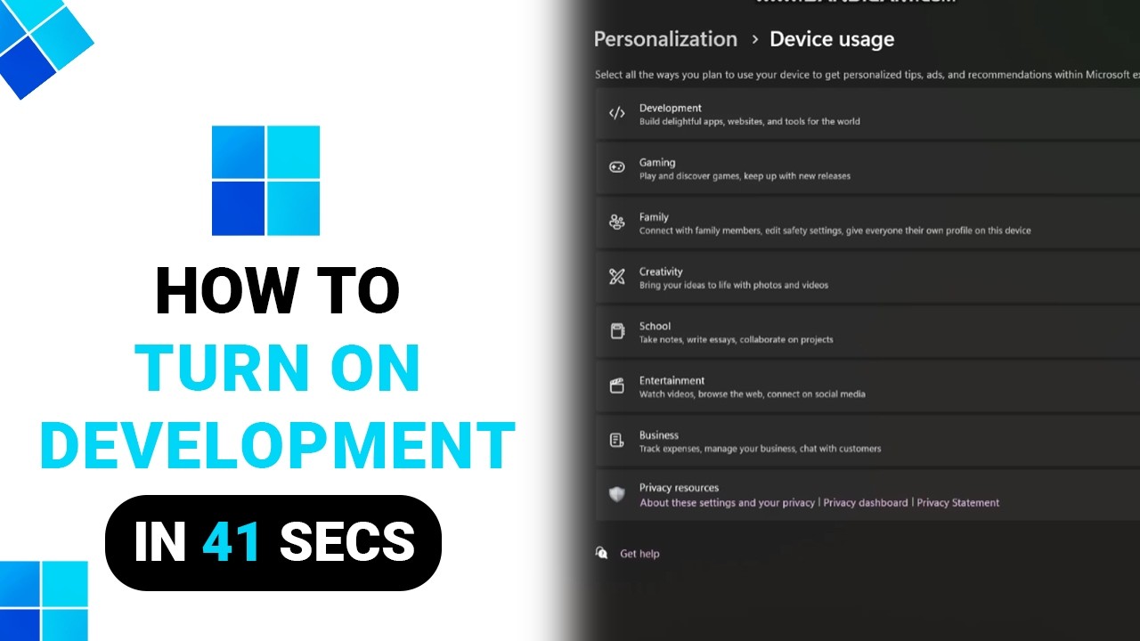 How to Turn On Development on Windows [NEW] - YouTube