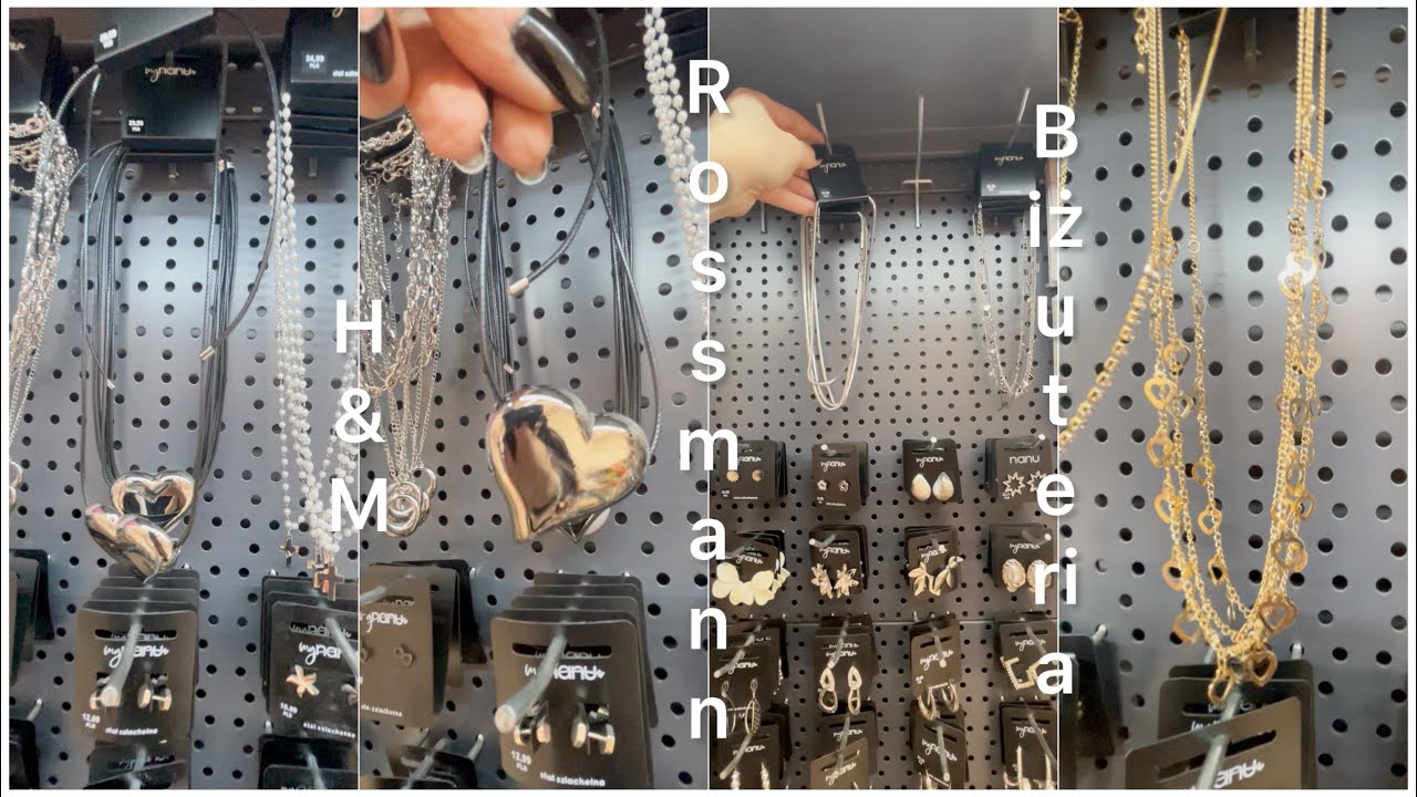 Biżuteria ROSSMANN I H&M nowości