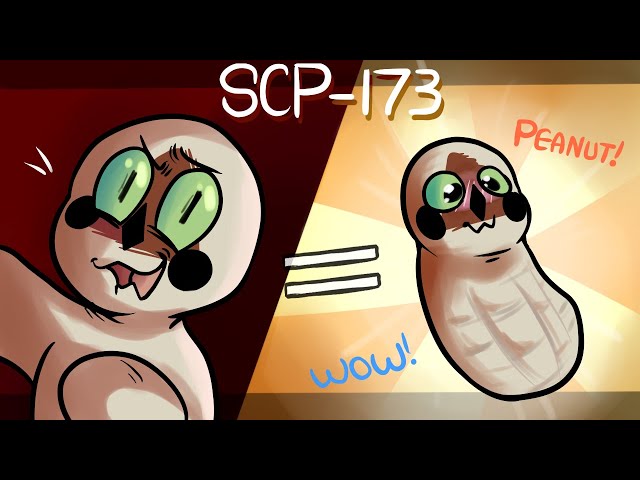 SCP 173 Secure Contain Protect Monster Cute Peanut