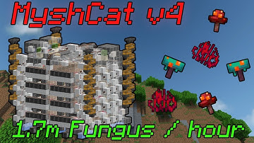 MyshCat v4 Fungus - The BEST & FASTEST Fungus Farm for DonutSMP – 1.7M+/Hour!