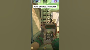PC noob gets his first 3v1 clutch in counter strike 2 #cs2 #cs2noob #cs2clips #cs2clutch #cs2silver