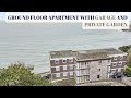 GROUND FLOOR APARTMENT WITH GARAGE AND PRIVATE GARDEN