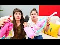 Komik video. Ayşe&#39;nin annesi geleceği için kızlar temizlik yapıyor! Temizlik yapma oyunu