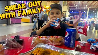 Sneak out with family in Saudi mall | itni garmim mall gye pedal | demon squad vlog