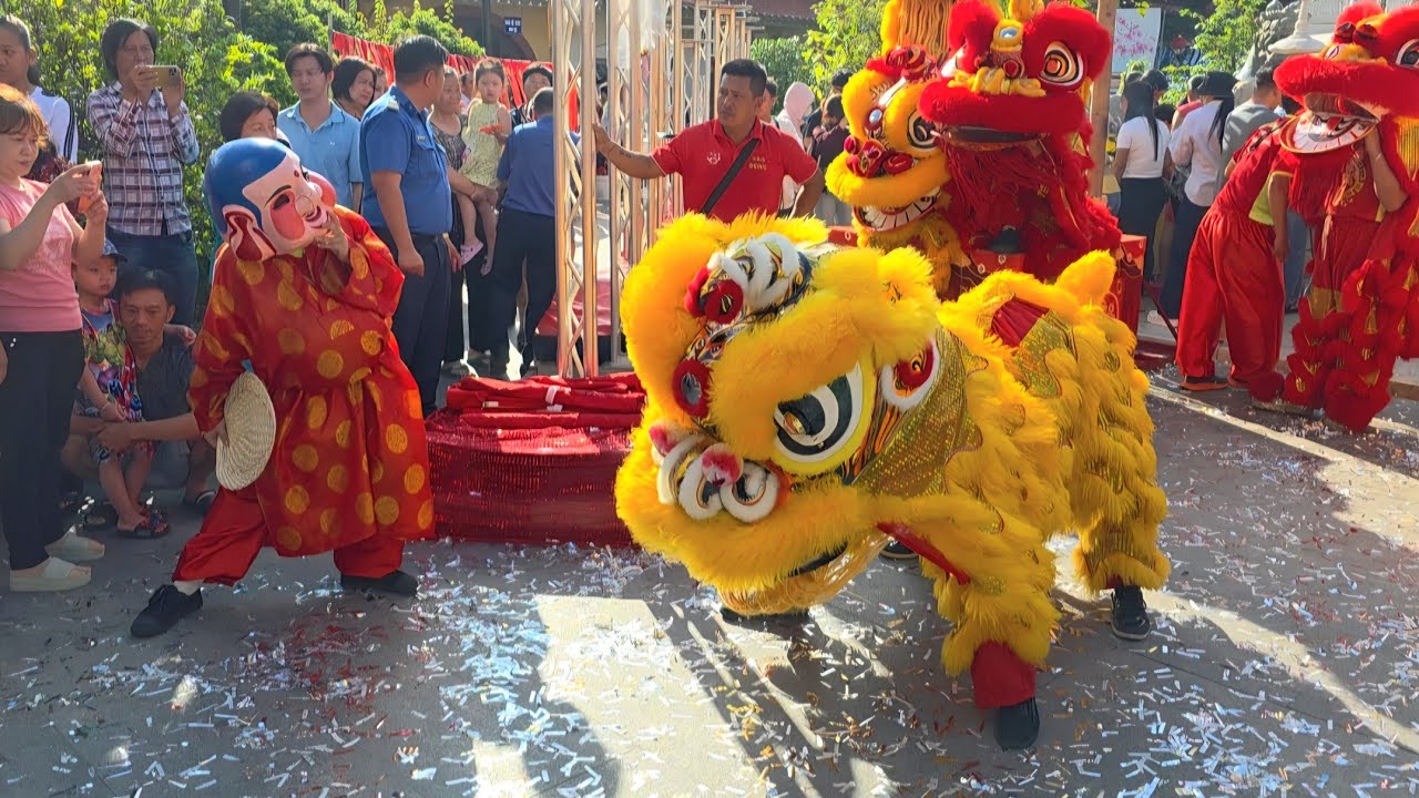 Múa Lân Phá Ông Địa chọc phá bỏ chạy cười xỉu / Múa Lân Hay Nhất 2026 / LSR Hào Dũng Đường