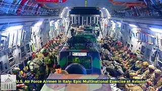 U.S. Air Force Airmen in Italy: Epic Multinational Exercise at Aviano!