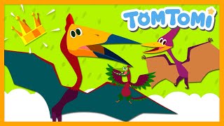 King of the Sky, Pterosaurs | Dinosaur Songs | Dinosaur Cartoon | TOMTOMI Songs for Kids