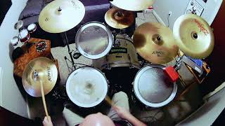 A polymeter with snare on 3 and kick on 4 #drums 