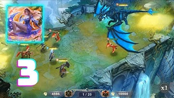 Ace Defender: Dragon War - Gameplay Walkthrough Part 3 (iOS, Android)