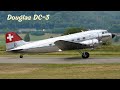 Douglas DC-3 Take-Off - Radial Engine Sounds!