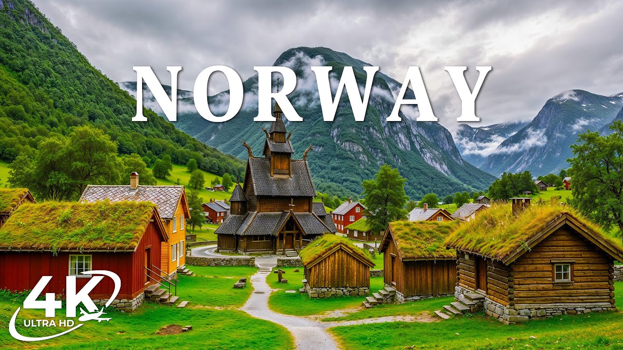 Norway 4K | Timeless Northern Beauty – Calm Fjords, Gentle Clouds & Natural Balance