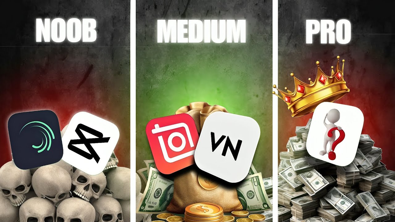 Top 5 video editing app for mobiles |Best video editing app|Noob to pro video editing app| 