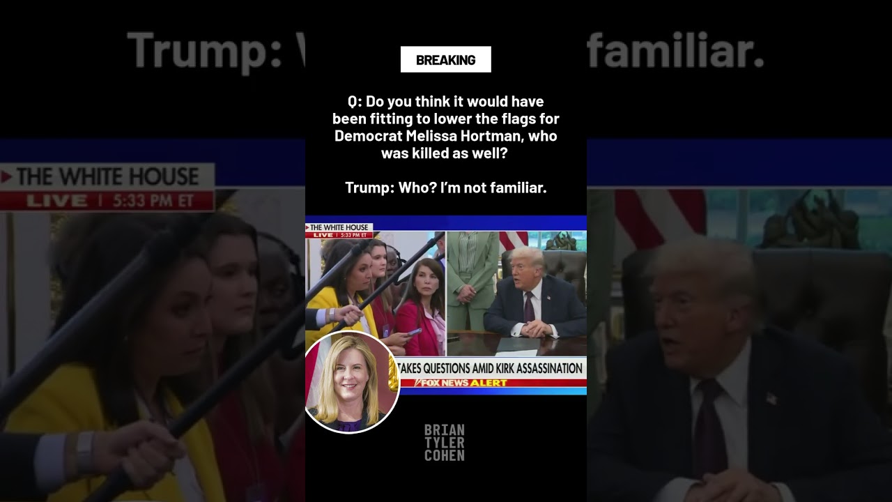 Trump pretends he doesn’t know assassinated Minnesota legislator