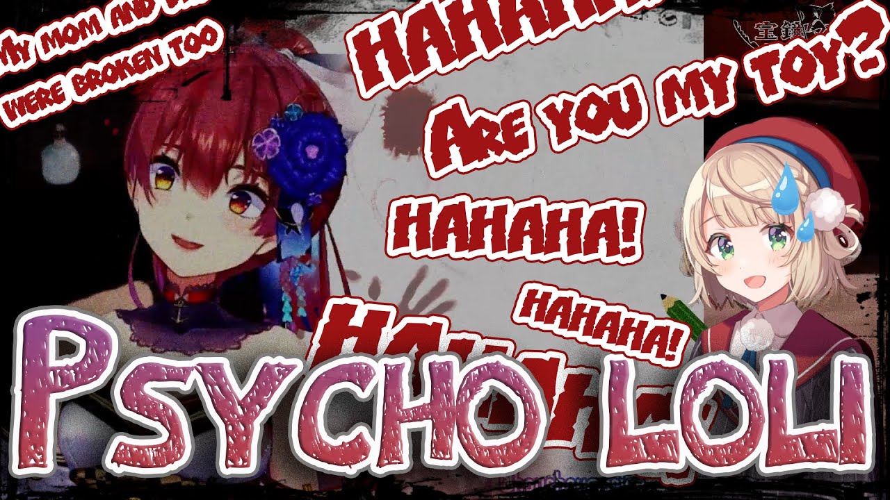 [Houshou Marine] Psycho loli [Shigure ui, , Hololive Eng Sub]