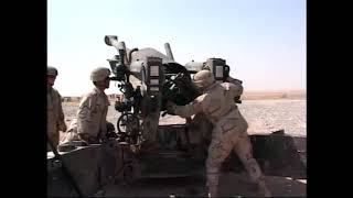 IRAQ, 2004!  US Army Artillery, Ammo Prep and Live Fire at FOB Endurance!! #warfighters