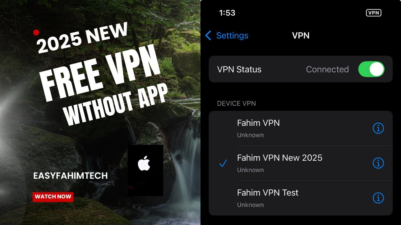 How to use vpn without app ? - YouTube