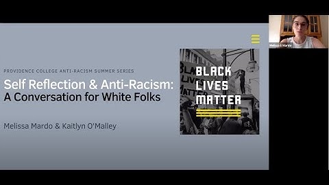 PC Anti-Racism Summer Series 2020: Self Reflection & Anti-Racism: A Conversation for White Folks