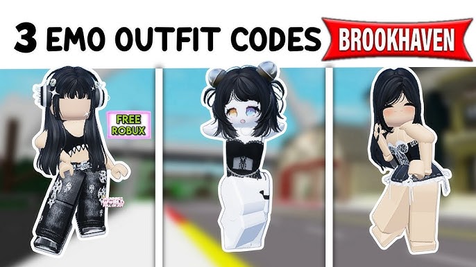 3 EMO OUTFIT ID CODES FOR BROOKHAVEN RP, BERRY AVENUE & BLOXBURG
