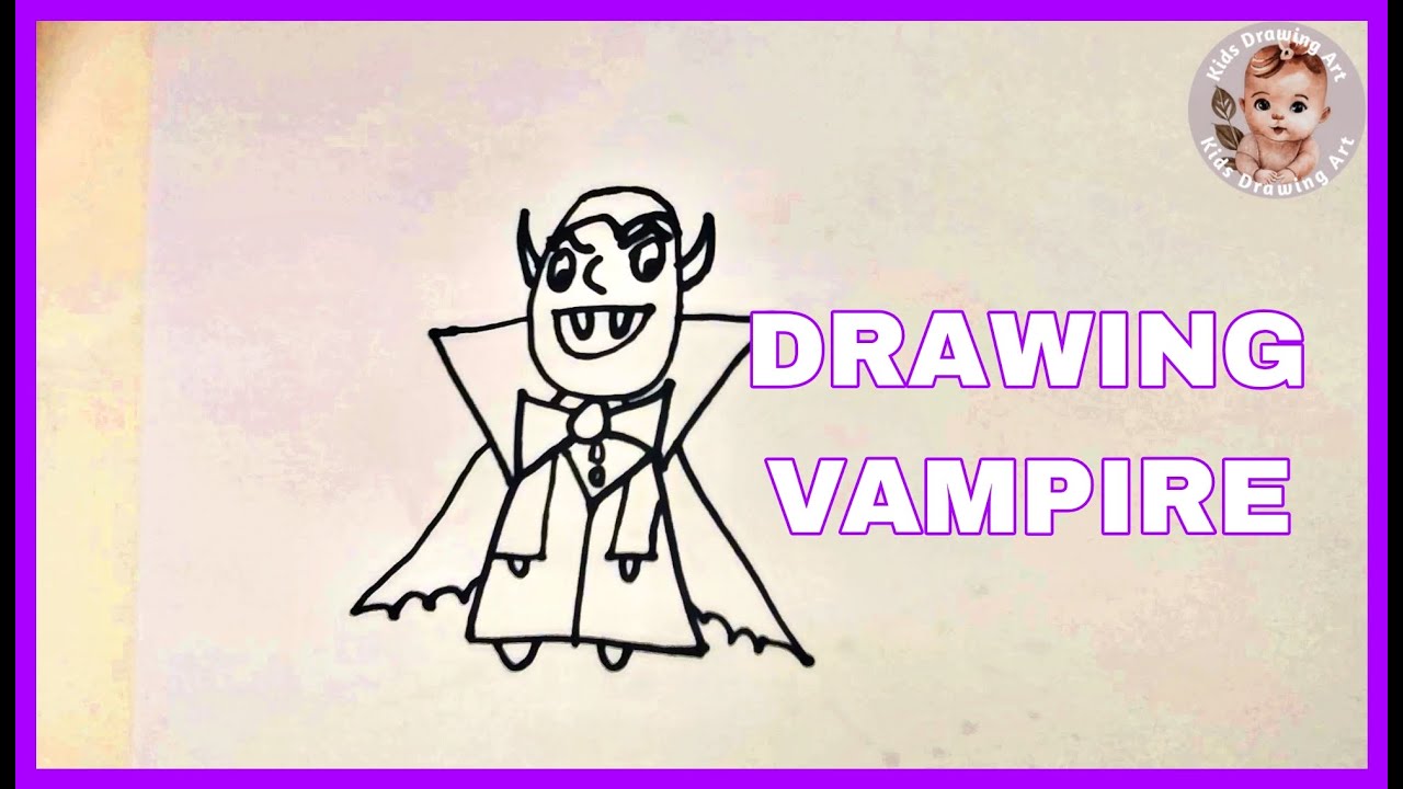 How to draw a Vampire / Vampire Drawing || Draw a Vampire step by step ...
