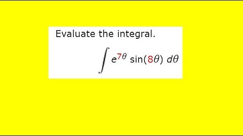 Evaluate the integral. (Use C for the constant of integration.)
