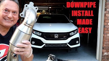 10th Gen Civic MAPerformance Catted Downpipe install #civicsi