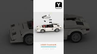 LEGO Countach Mod #lego #lamborghini #moc Lego Lamborghini Countach Mod