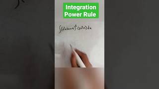 Integration Power Rule #shorts