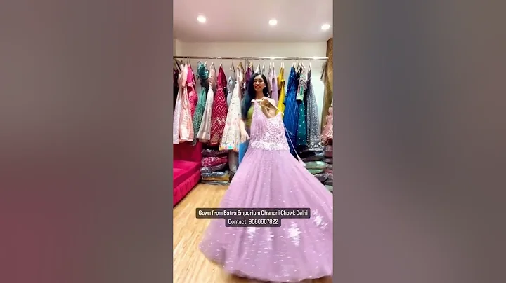 Engagement Gown at Chandni Chowk 😍 #shorts #ashortaday #lehenga #lehengacholi