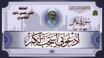 الحافظ علي حسن داود العامري - سورة غافر الآية 41 - 85