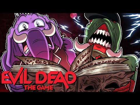 KNOWLEDGE CAN BANISH ANY EVIL | Evil Dead: The Game | w/ Cartoonz, Delirious, Squirrel & Rocky