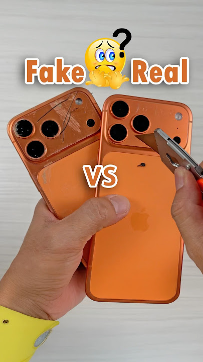 iPhone 17 Pro Max Real vs Fake #shorts