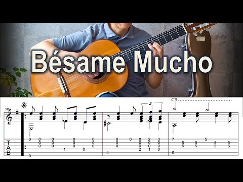 Bésame Mucho Fingerstyle Guitar TAB 