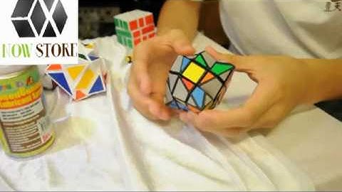 Tetra Pyramid 3x3x3 cube in HK Now Store (Hong Kong cube shop) - Solving video