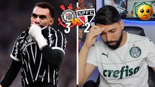 REACT CORINTHIANS 3X2 SÃO PAULO- TIMÃO AMASSA TRICOLOR E VENCE MAIS UMA