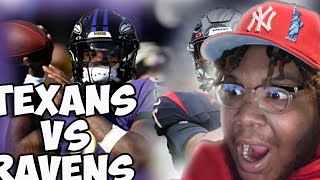 L0nelyJ Reacting to NFL- Houston Texans vs. Baltimore Ravens Game Highlights | NFL 2023 Week 1
