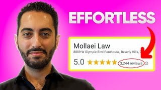 This SIMPLE tactic generated me over 3,000 Google reviews for my law firm