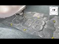 3D Stickerei (Trapunto-Technik)