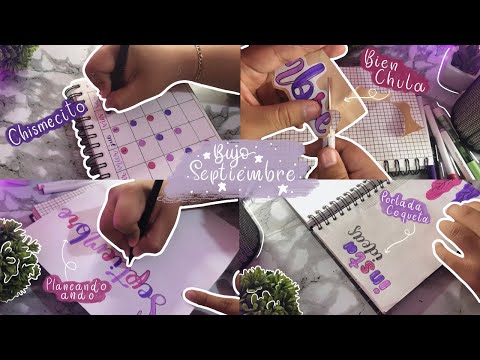 PLANEACION SEPTIEMBRE BULLET JOURNAL 🌿🤍 | didinotes