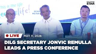 LIVESTREAM: DILG Secretary Jonvic Remulla leads a press conference (May 11, 2026)
