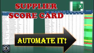 Information Build an Automated Supplier Scorecard in Excel in 10 Minutes News