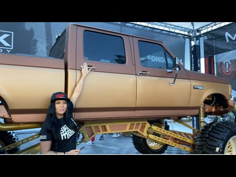 My Fav Trucks At Sema Bug Bmx Monster Ram Youtube