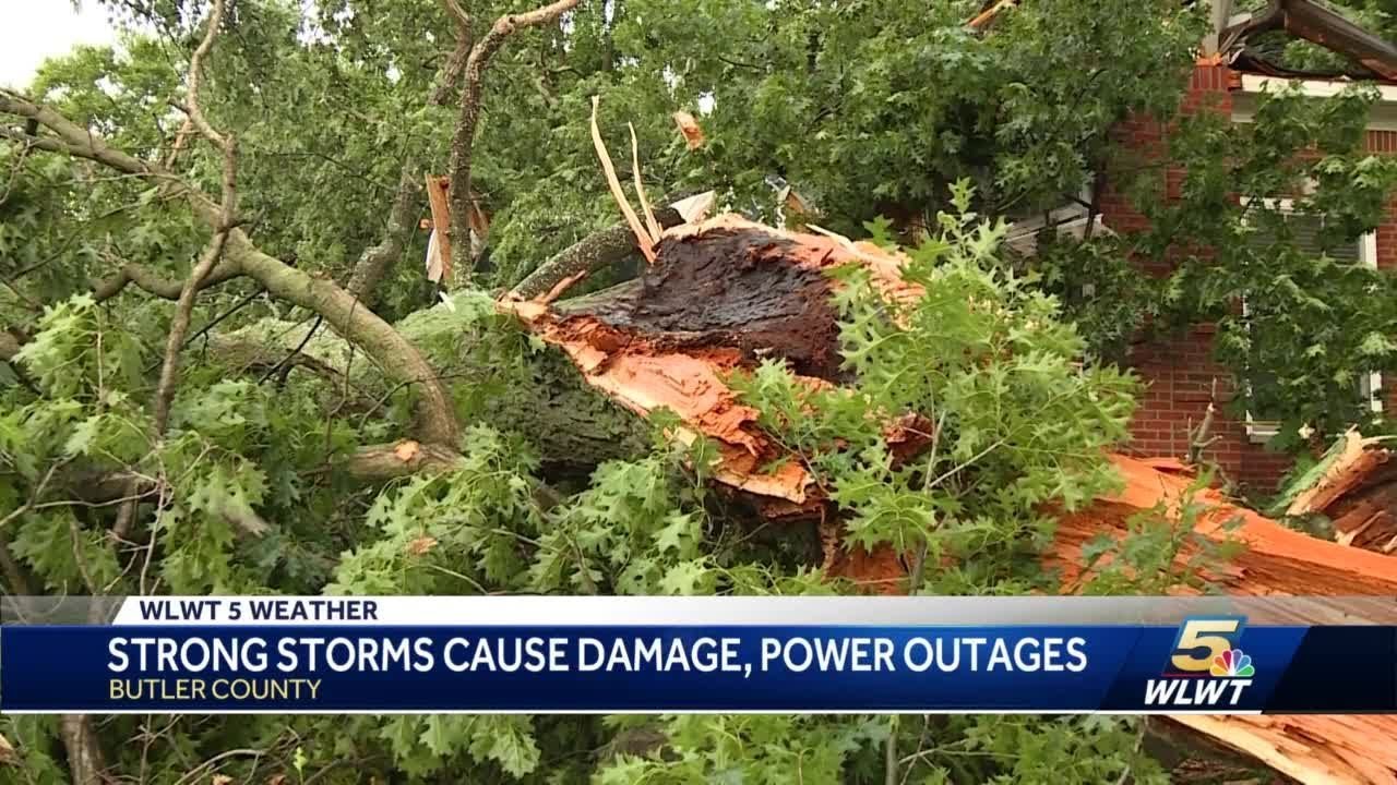 Strong storms cause power outages, damage across Cincinnati area