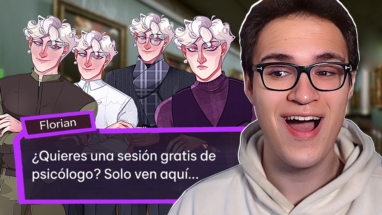 EL PSICÓLOGO FLORIAN ME HA DADO UN BESO 💘 | Dating Killmulator (Ruta de Florian COMPLETO en ESPAÑOL)