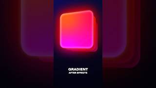 Simple Gradient effect in After Effects #gradient #aftereffects #tutorial