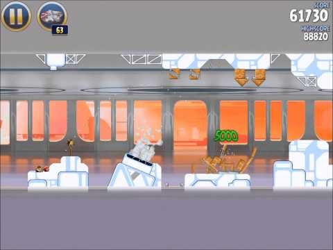 Angry Birds Star Wars B-5 Walkthrough - One Bird 3 Stars