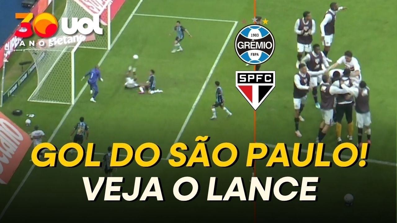 SÃO PAULO ABRE PLACAR COM GOL CONTRA DO GRÊMIO