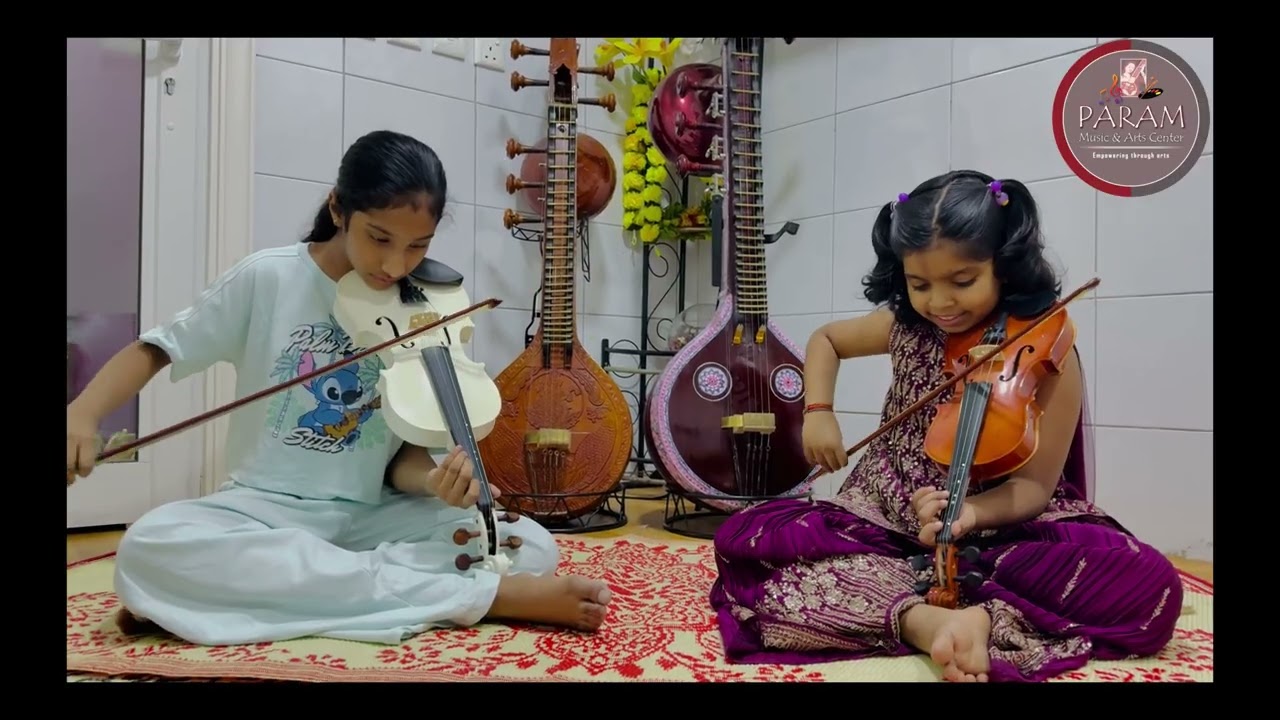 🎻 Shyāmale Mīnākṣi 🌸 Learn violin at Param Music & Arts – melody, devotion & harmony! 📞 0503205996