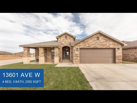13601 Avenue W, Lubbock, TX home video tour