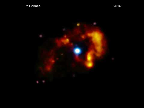 Eta Carinae Time-Lapse, Chandra X-ray Observatory
