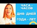 ГОДА или ЛЕТ? ЧАСА или ЧАСОВ? - Genitive with numbers